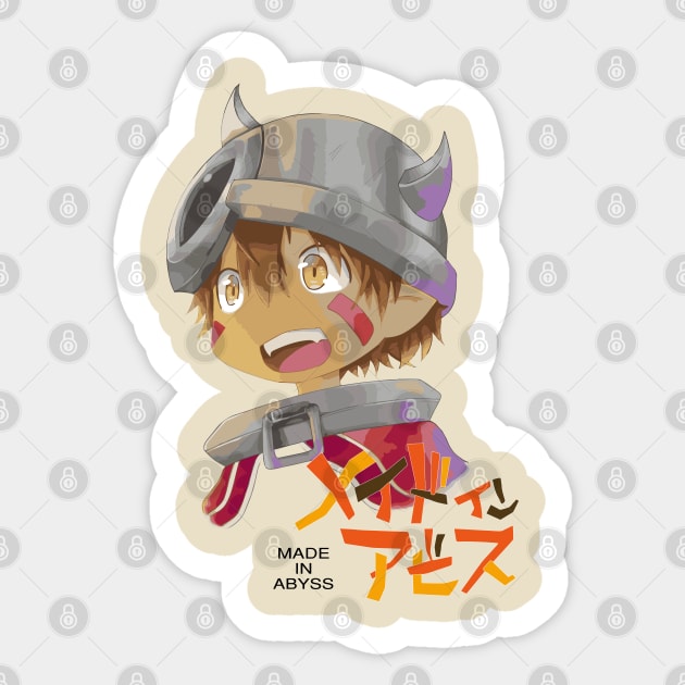 Made In Abyss - Reg Sticker by animatee